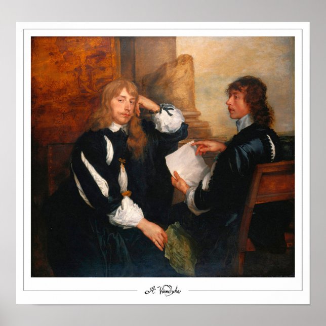 Pôster de Arte Anthony van Dyck Zedign #120 (Frente)