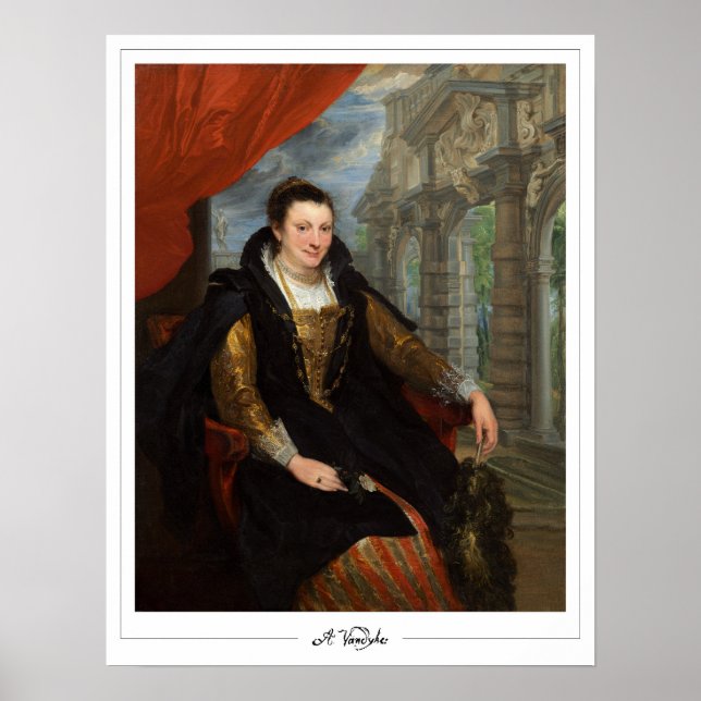 Pôster de Arte Anthony van Dyck Zedign #169 (Frente)
