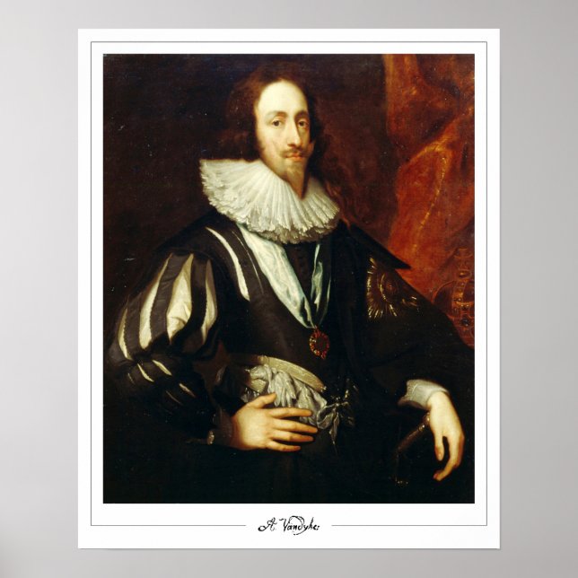 Pôster de Arte Anthony van Dyck Zedign #23 (Frente)