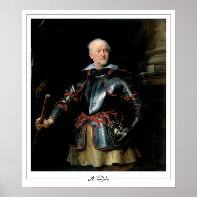 Pôster de Arte Anthony van Dyck Zedign #356 (Frente)