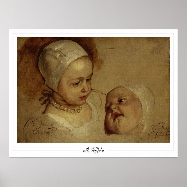 Pôster de Arte Anthony van Dyck Zedign #36 (Frente)