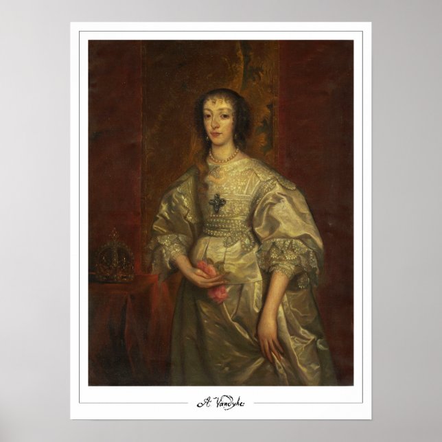 Pôster de Arte Anthony van Dyck Zedign #360 (Frente)
