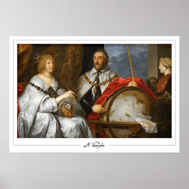 Pôster de Arte Anthony van Dyck Zedign #583 (Frente)