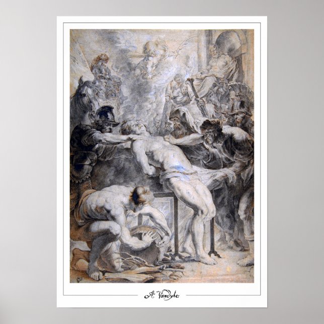 Pôster de Arte Anthony van Dyck Zedign #593 (Frente)