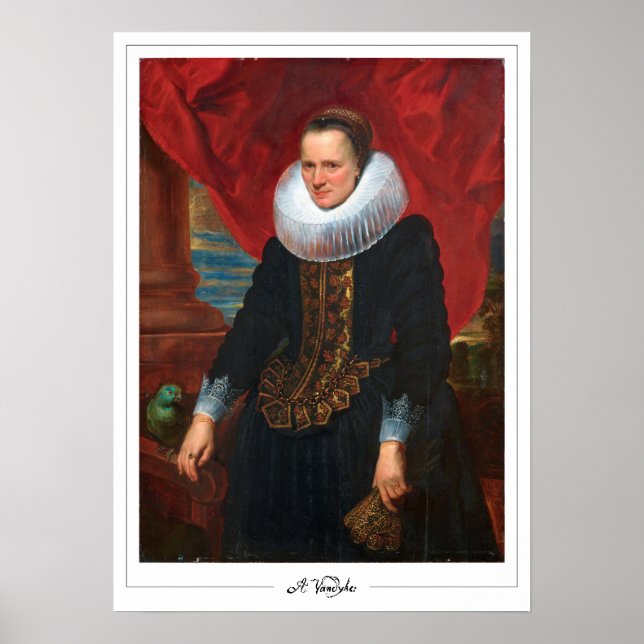 Pôster de arte Anthony van Dyck Zedign #707 (Frente)