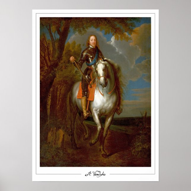 Pôster de arte Anthony van Dyck Zedign #724 (Frente)