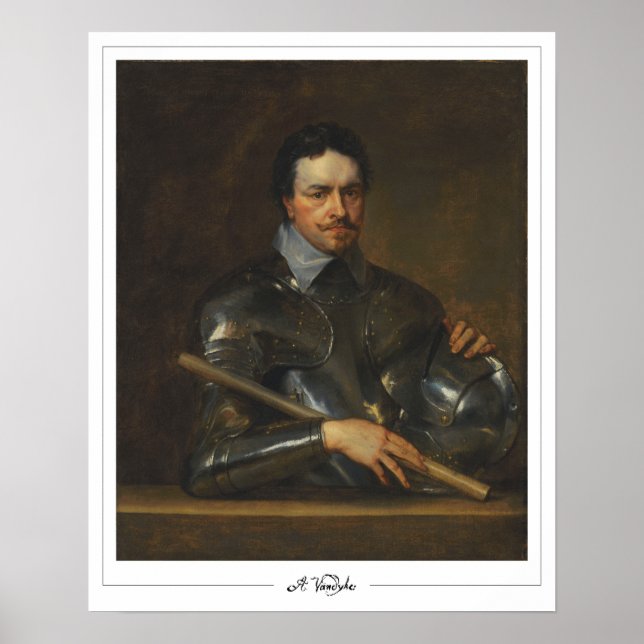 Pôster de Arte Anthony van Dyck Zedign #833 (Frente)