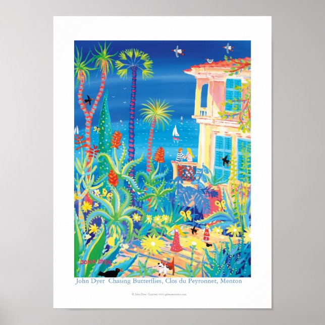 Poster de Arte: Buscando Borboletas, Clos du Peyro (Frente)