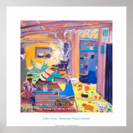 Poster de Arte: Cozinha Peruana. Batata