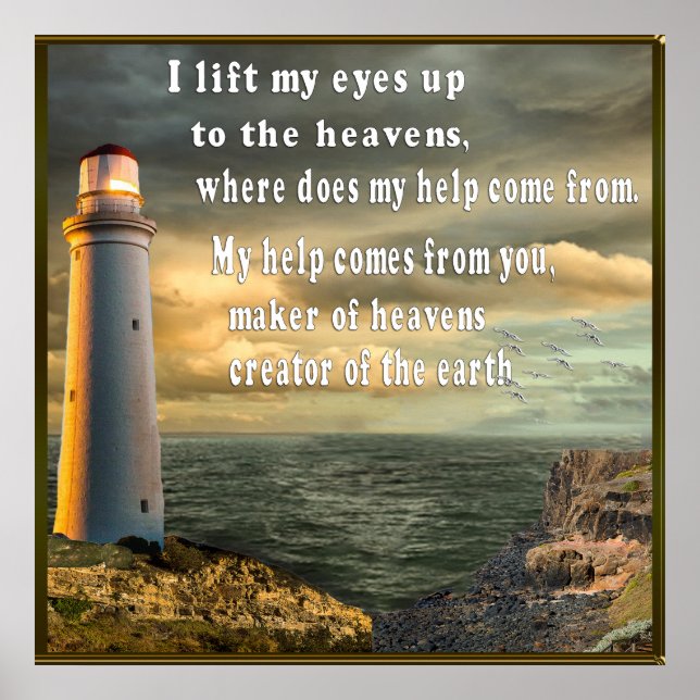 Poster de arte cristã (Frente)