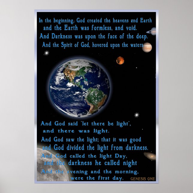 Poster de arte cristã (Frente)