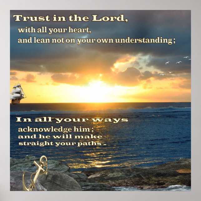 Poster de arte cristã (Frente)