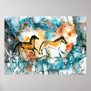 Poster de Arte da Caverna PMACarlson