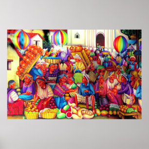 Poster de Arte da Guatemala