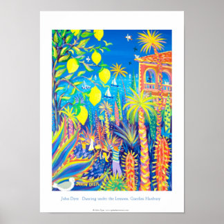 Poster de Arte: "Dançar debaixo dos Limões"