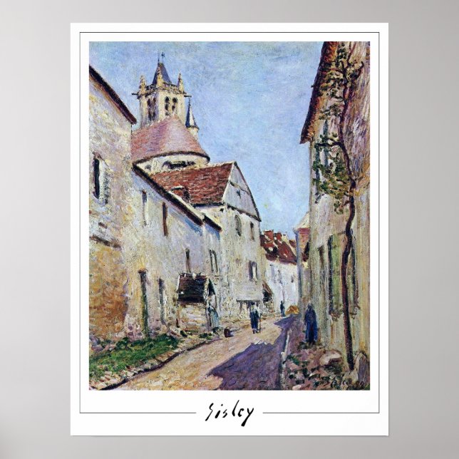 Pôster de arte de Alfred Sisley Zedign #476 (Frente)