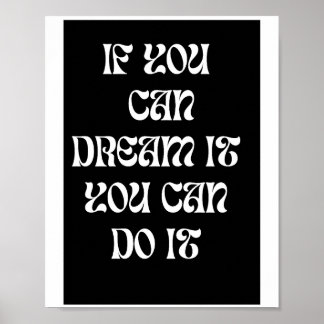 Poster de Arte de Amsterdã Branca e Preta Motivaçã