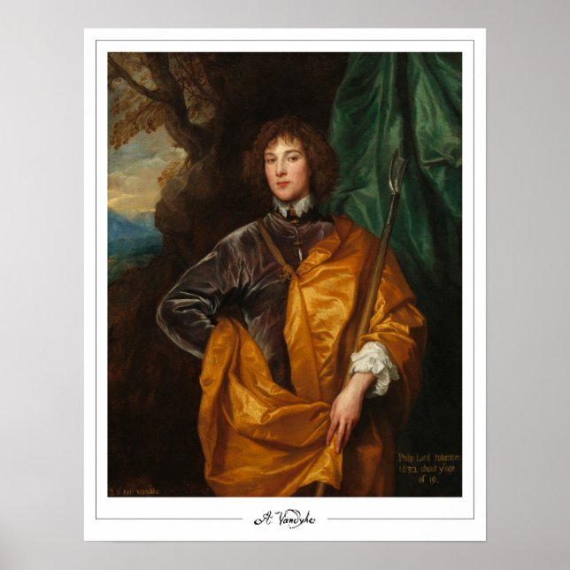 Pôster de arte de Anthony van Dyck Zedign #433 (Frente)