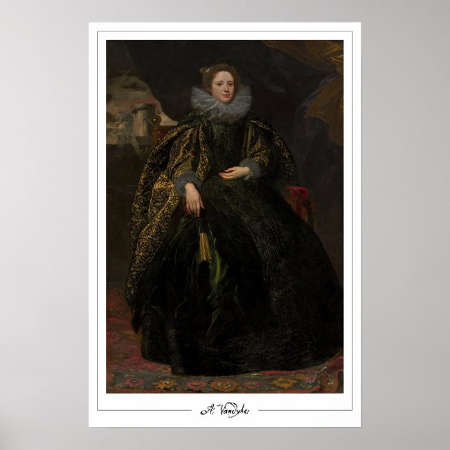 Pôster de arte de Anthony van Dyck Zedign #474 (Frente)