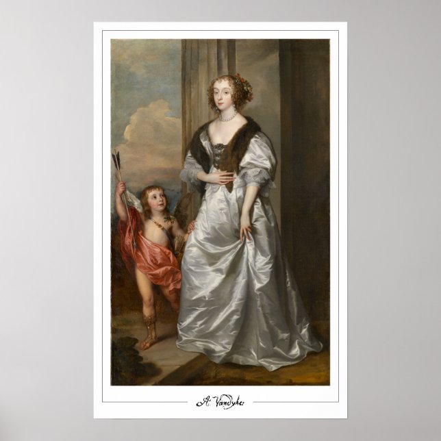 Pôster de arte de Anthony van Dyck Zedign #582 (Frente)
