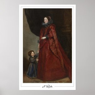 Pôster de arte de Anthony van Dyck Zedign #589