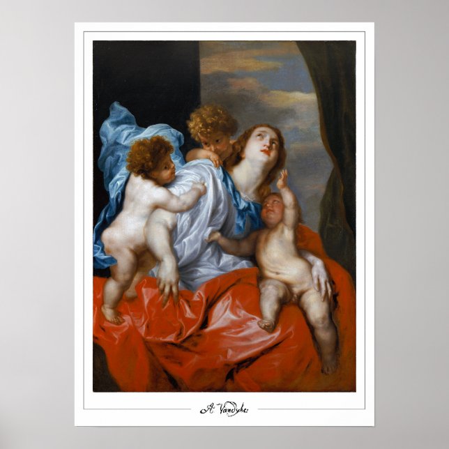 Pôster de arte de Anthony van Dyck Zedign #603 (Frente)