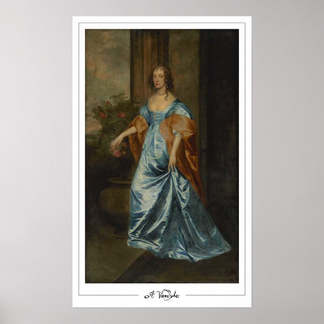 Pôster de arte de Anthony van Dyck Zedign #646 (Frente)