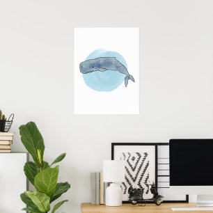 Poster de Arte de Baleia