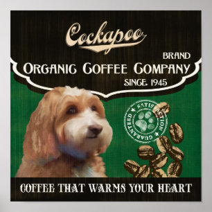 Poster de Arte de Cachapo - Empresa de Café Orgâni