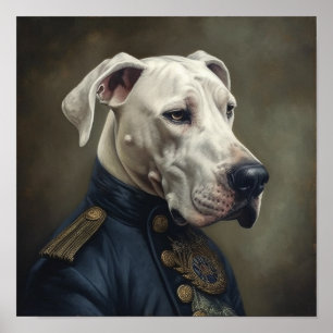 Pôster de Arte de Cachorro Oficial da Raça Great D