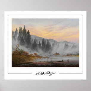 Poster de Arte de Caspar David Friedrich Zedign n