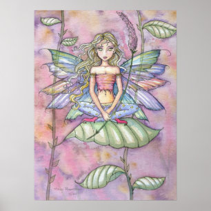 Pôster de Arte de Flor de Jardim da Fada
