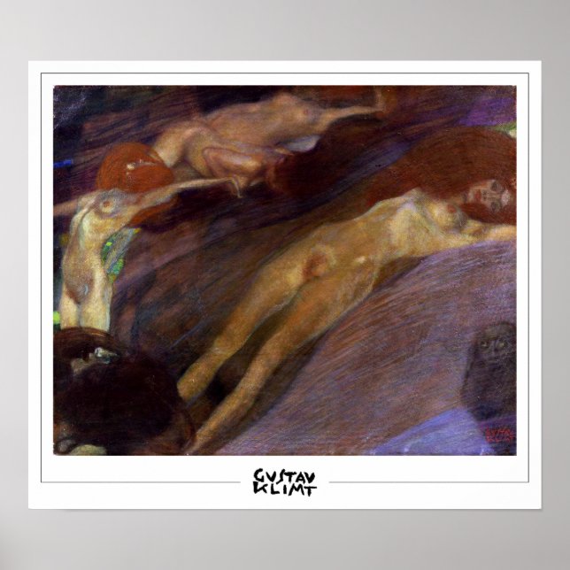 Pôster de Arte de Gustav Klimt Zedign #112 (Frente)