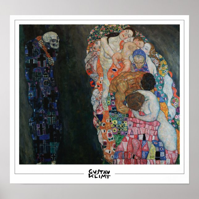 Pôster de Arte de Gustav Klimt Zedign #257 (Frente)