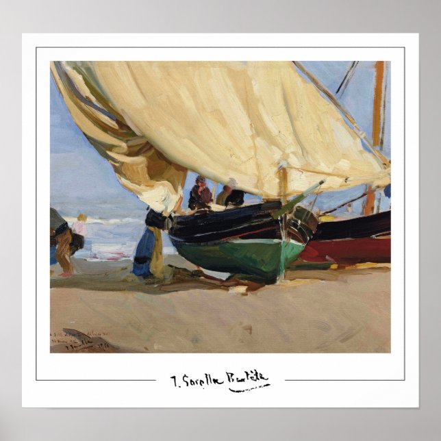 Pôster de arte de Joaquín Sorolla Zedign #338 (Frente)