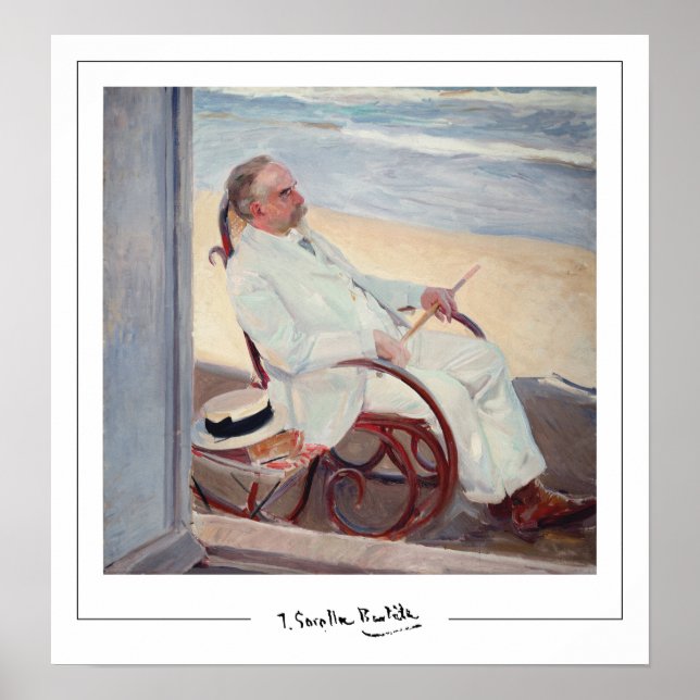 Pôster de arte de Joaquín Sorolla Zedign #375 (Frente)