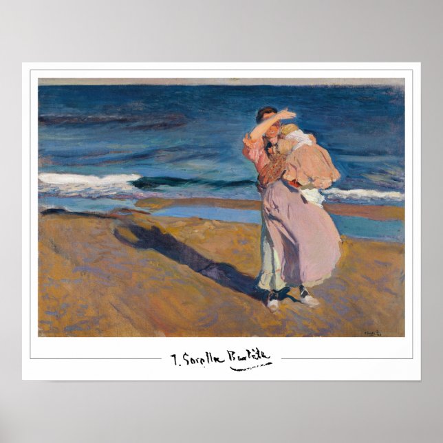 Pôster de arte de Joaquín Sorolla Zedign #8 (Frente)