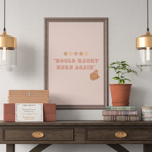 Poster de Arte de Muro do Fantasma (Criador carregado)