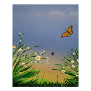 Pôster de Arte de Parede da Natureza do Céu do Pôr