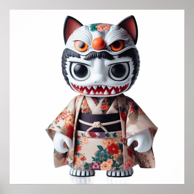 Pôster de Arte de Parede de Boneca Adorável para Q (Frente)