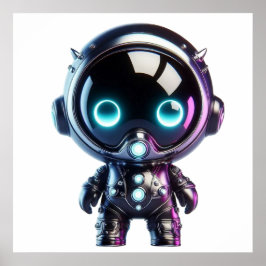 Pôster de Arte de Parede de Boneca Kawaii para Cam