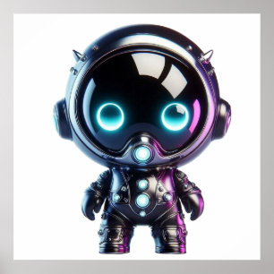 Pôster de Arte de Parede de Boneca Kawaii para Cam