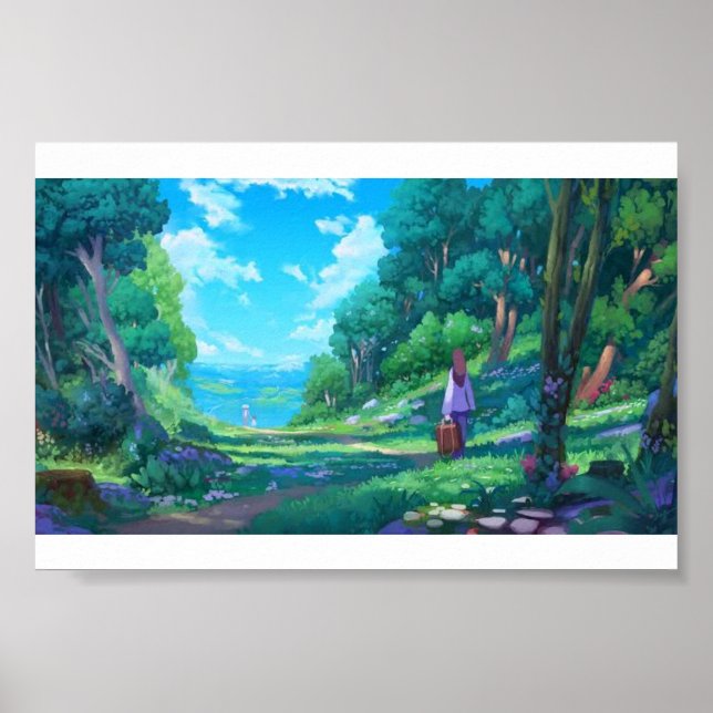 Poster de arte de parede gráfica, impressões de sa (Frente)