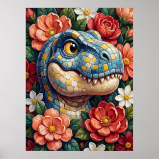 Pôster de Arte de Parede Tyrannosaurus rex T-Rex