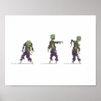 Poster de Arte de Pixel de 8 Bits