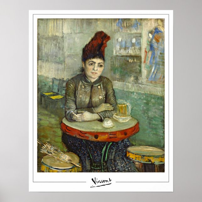 Pôster de Arte de Zedign de Vincent Van Gogh #1-2 (Frente)