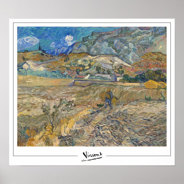Pôster de Arte de Zedign de Vincent Van Gogh #26 (Frente)