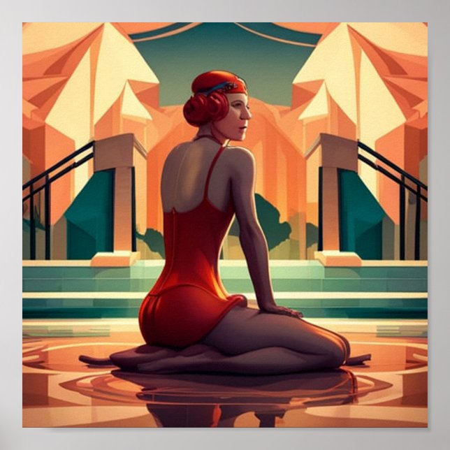 poster de arte deco (Frente)