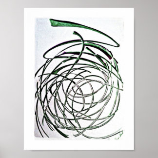 Poster de arte desalinhada