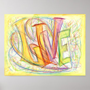 Poster de Arte Dinâmica Inspiradora